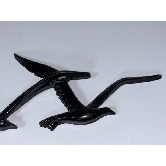 Vtg Homco Black Flying Birds Wall‎ Hanging MCM Decor Retro - Picture 2 of 5